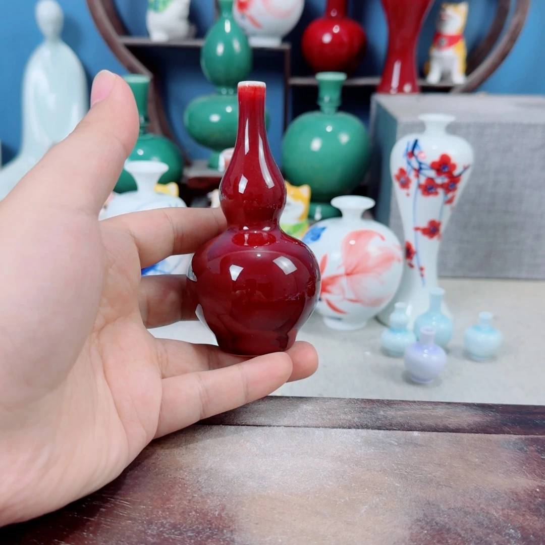 陶瓷手工小花器摆件
