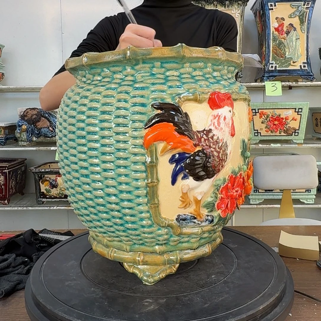 爱***赢内口21内深28石湾盆