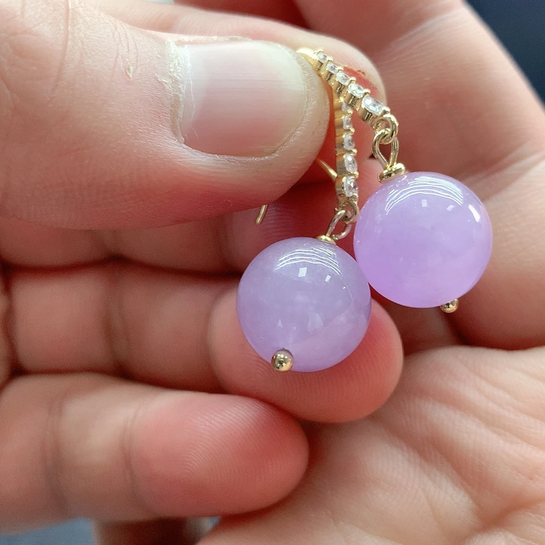 翡翠挂件14K金镶嵌106