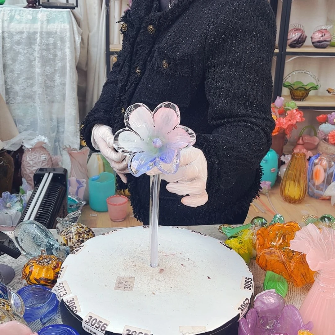 短杆百合家悦花瓶花器摆件