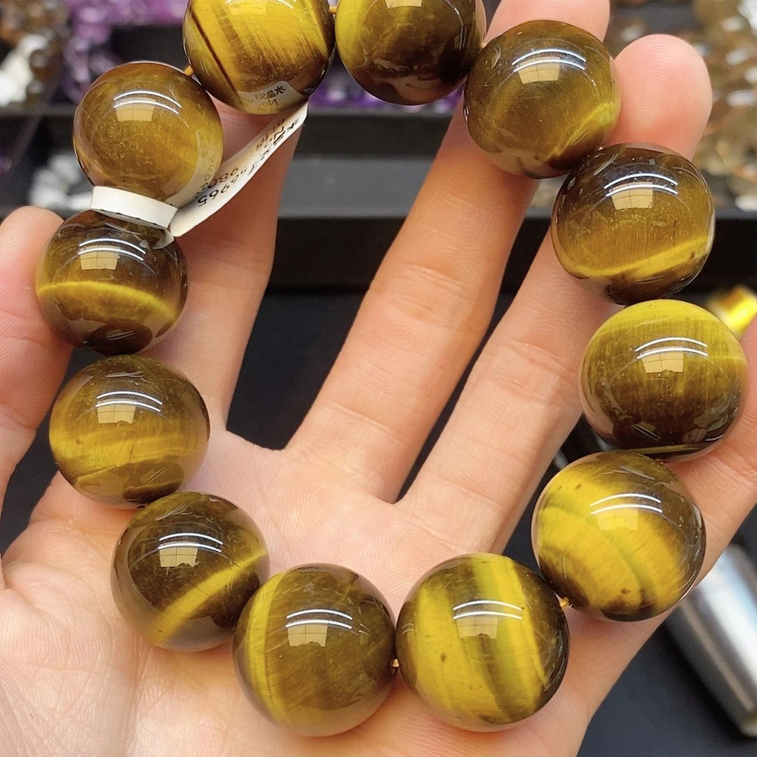 木变石手链未镶嵌39黄虎眼20mm