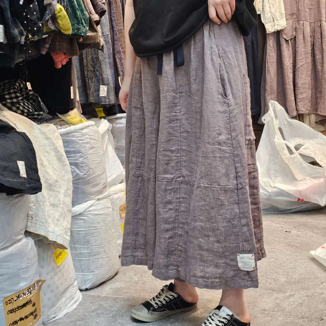 韩国正品不支持退换/蓝棉/小标麻麻裙裤/0305