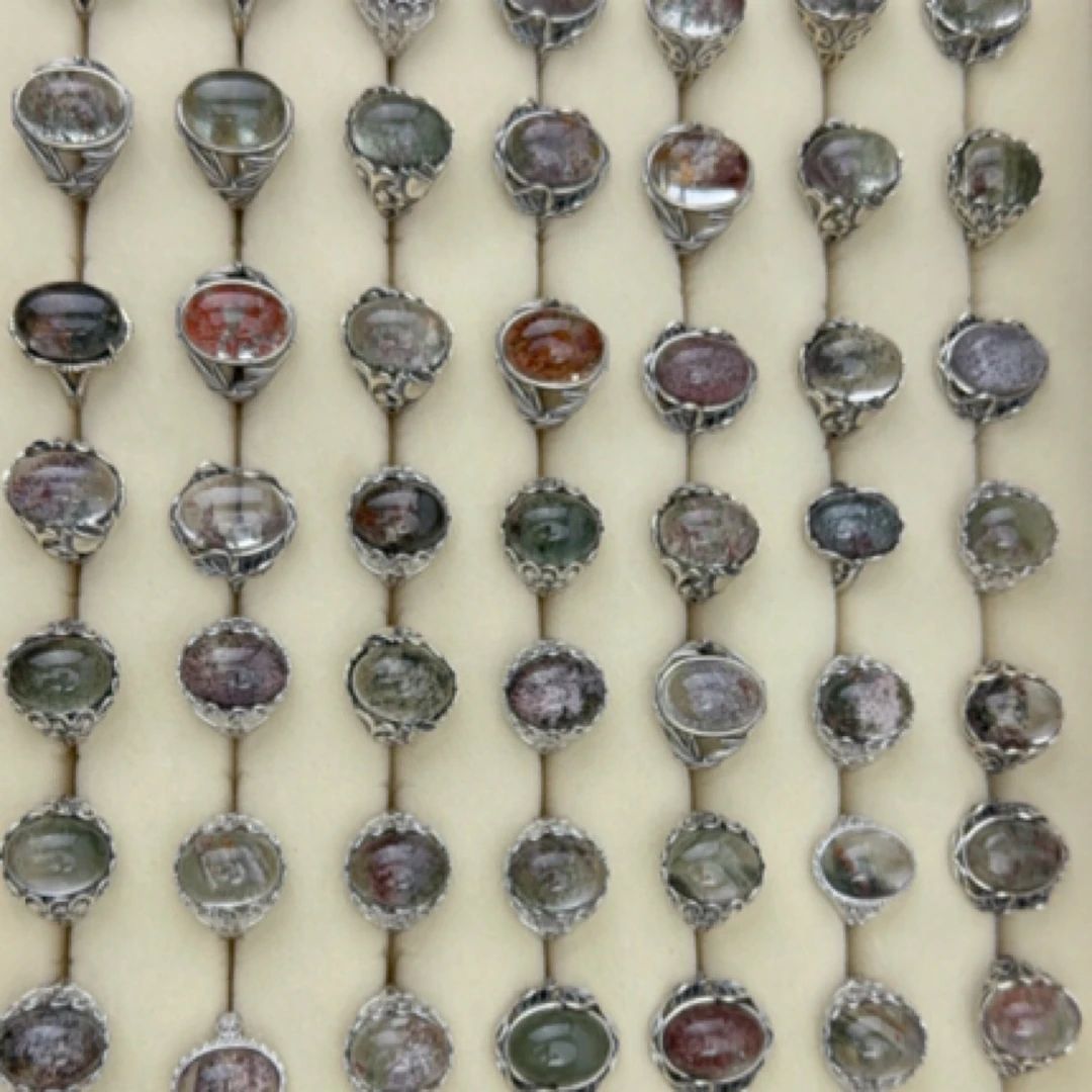 天然水晶 s925银戒指手链吊坠魔盒 直播间选货下单哦