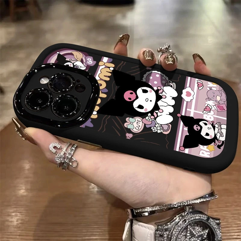 库洛米适用iphone16卡通15新款14手机壳苹果iPhone13泡芙1211防摔