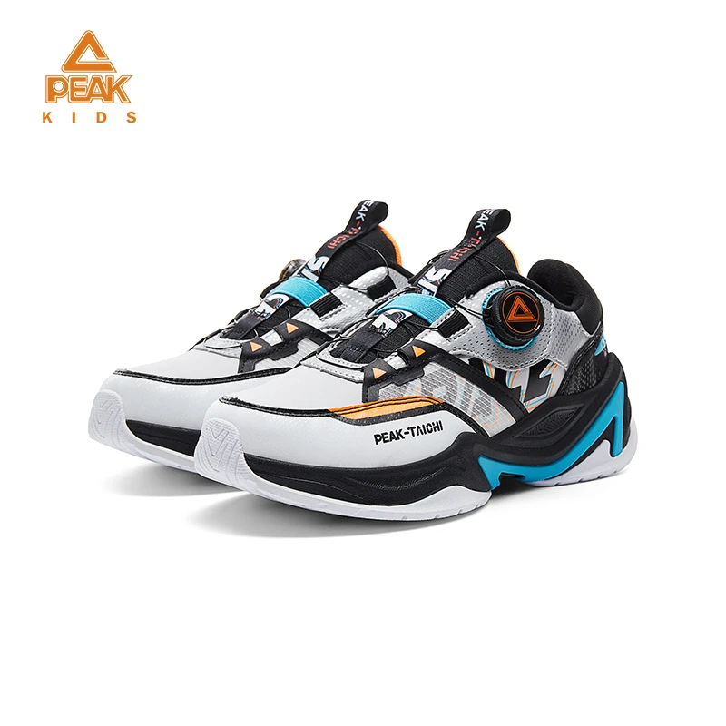 Peak/匹克旋转纽扣态极休闲鞋运动鞋中大童职场休闲风EKT3494E