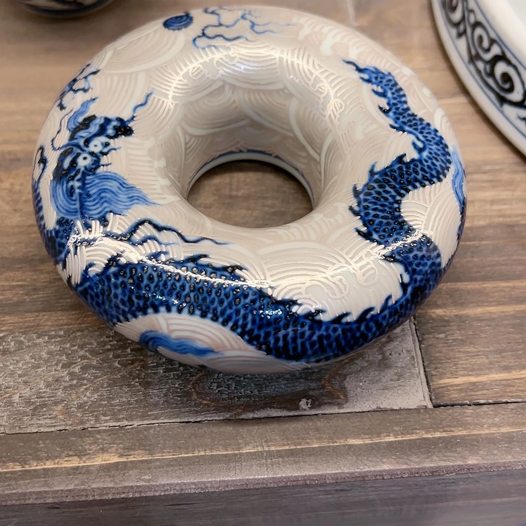 窗*春花秋月甜甜圈盖置