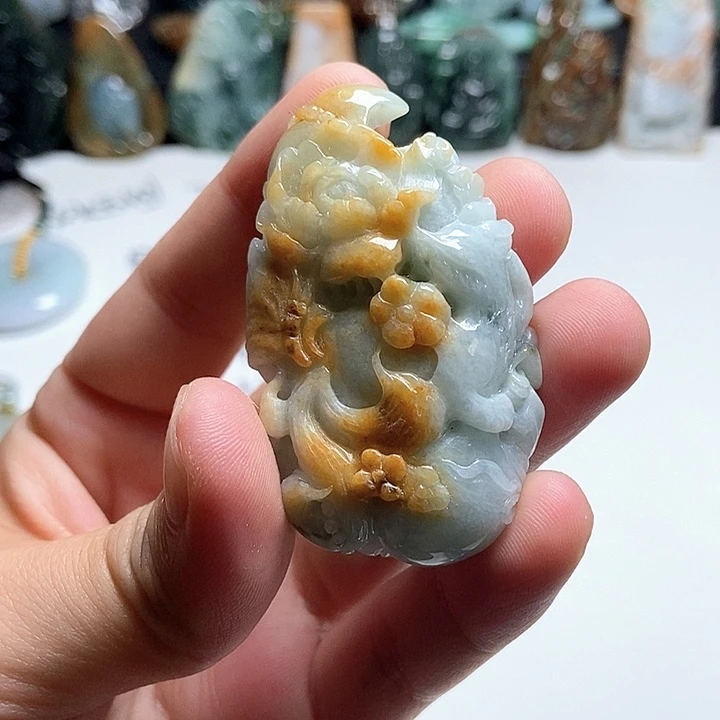 宝***珍翡翠未镶嵌颈饰翡翠a货