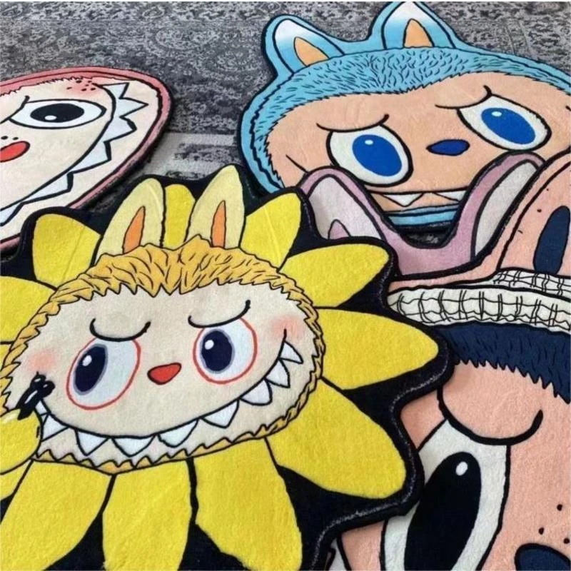 卧室仿羊绒地毯客厅茶几毯沙发垫防滑易打理毛绒地毯地垫