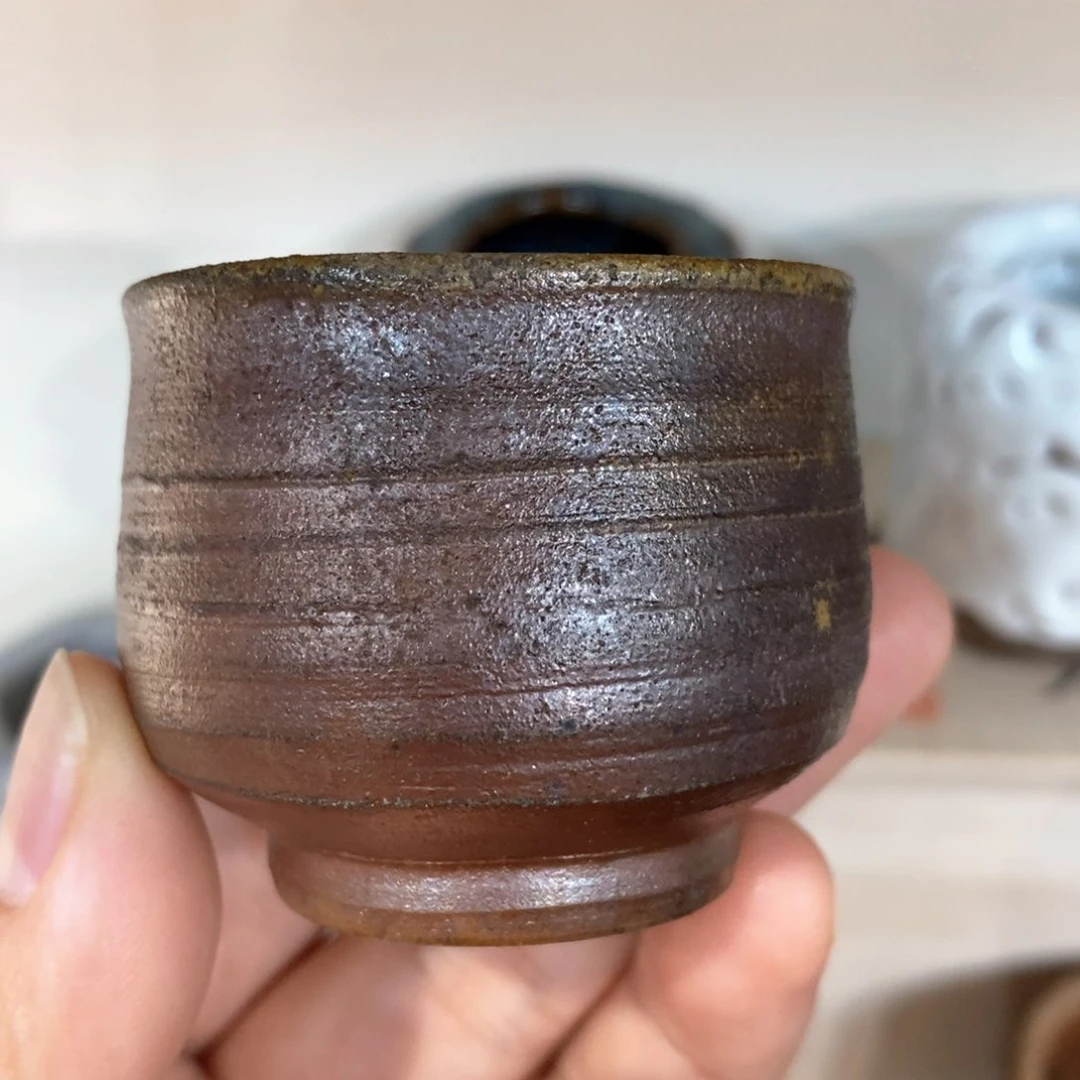 柴烧侘寂粗陶茶具