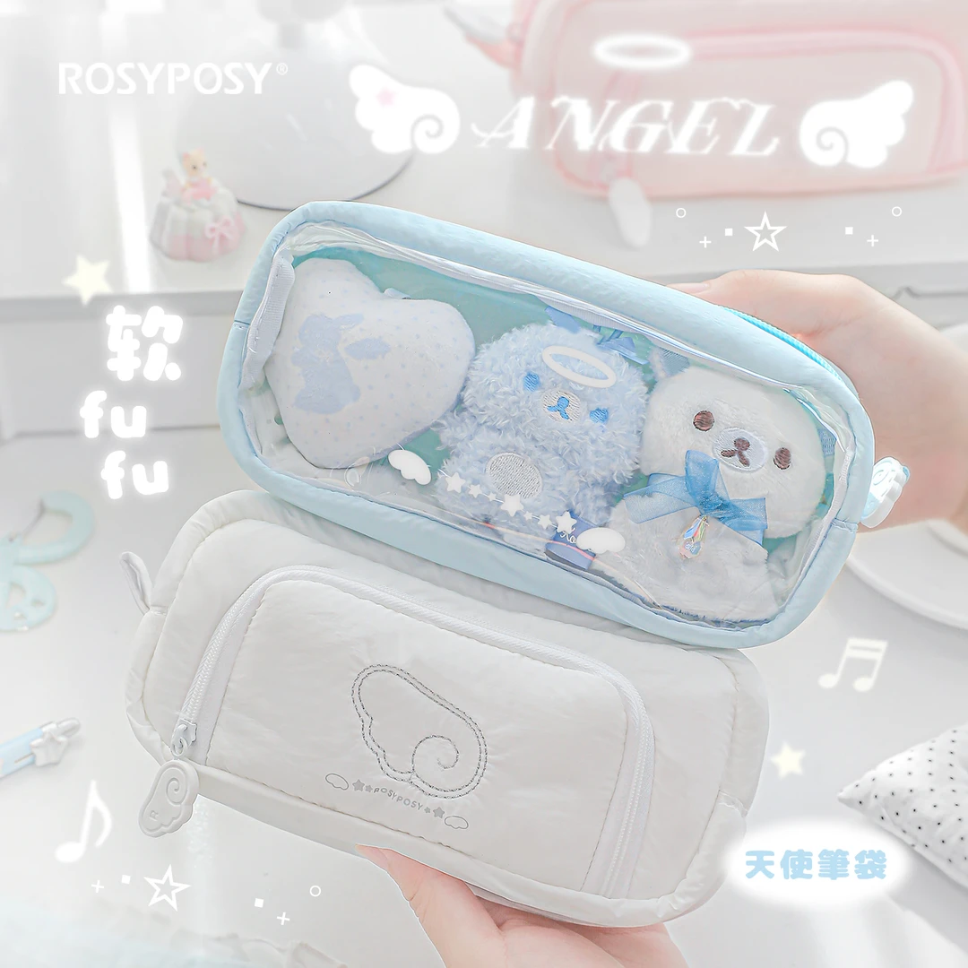 RosyPosy柔设笔袋文具盒铅笔盒ins高颜值学生男孩女孩推荐可痛