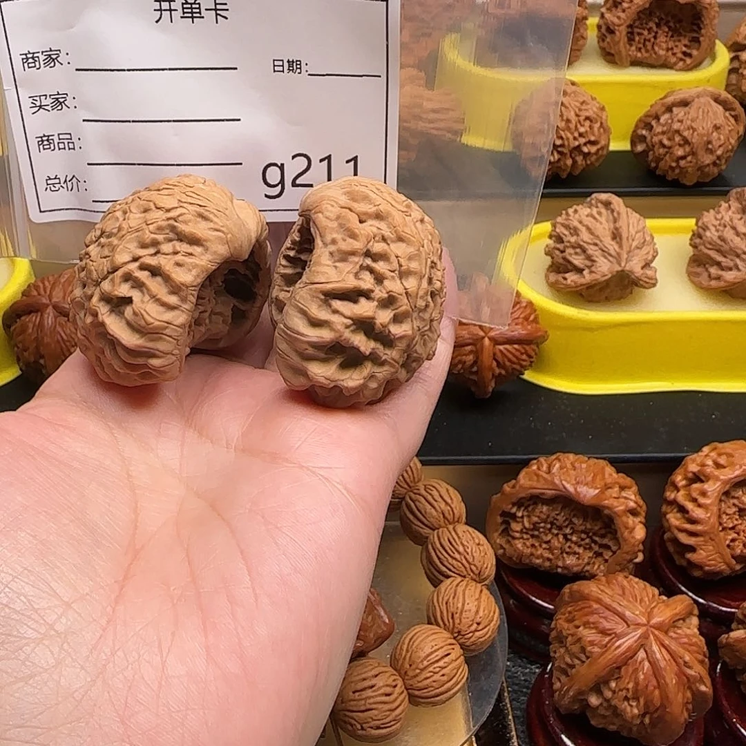 文玩核桃把件休*我蛇王