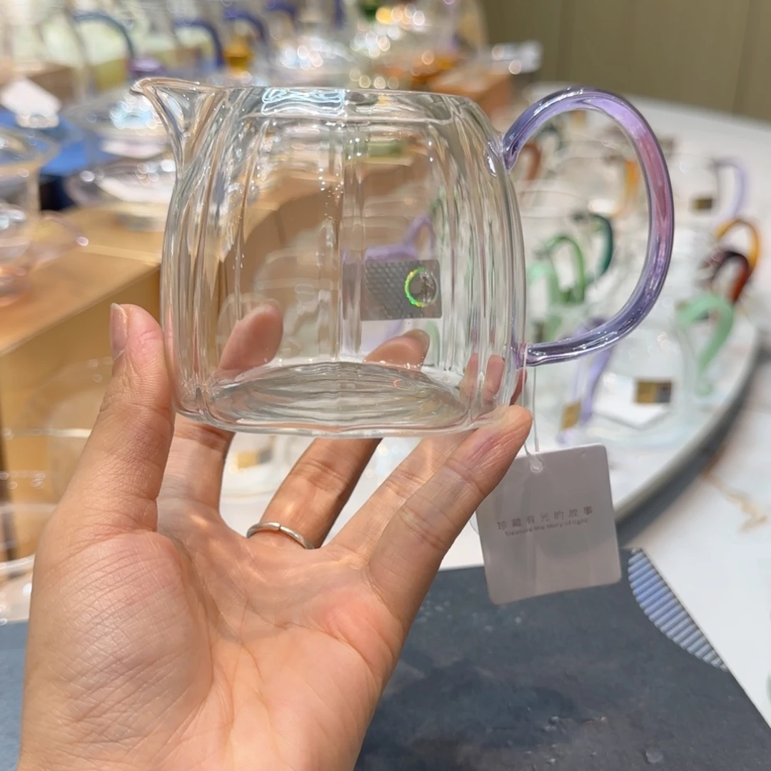 禾器浅紫色倾妍公道杯
