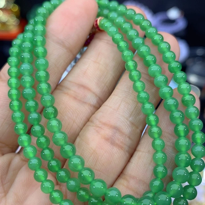 未镶嵌手链翡翠翡翠 4+