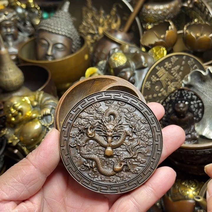 铜器摆件收收藏藏