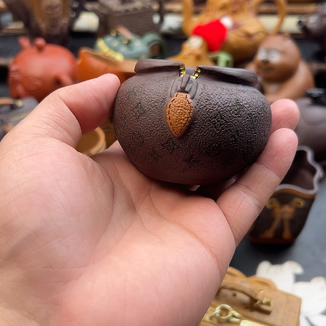 紫砂茶壶包包和小零食一起分享下