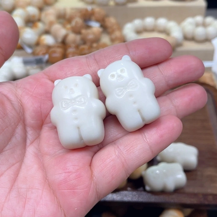 菩提根/象牙果手串6-1-179 两颗全