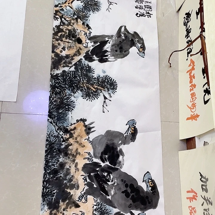 国画张圣敏先生纯手绘作品