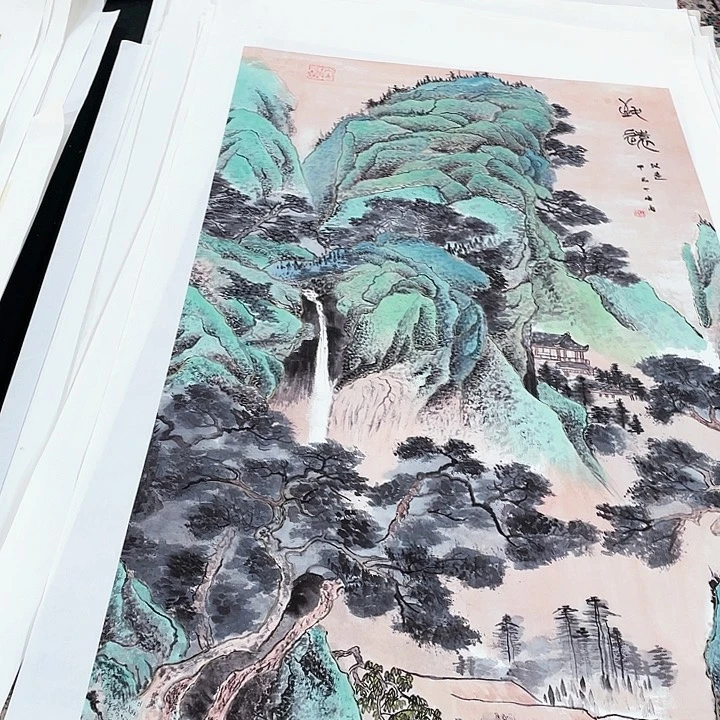 国画书画描金拓染金石传拓手写