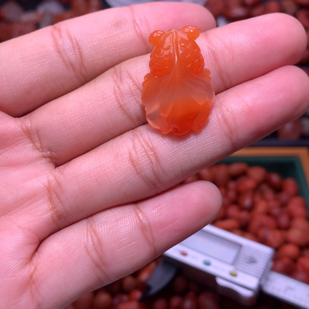 未镶嵌南红玛瑙珠宝半成品