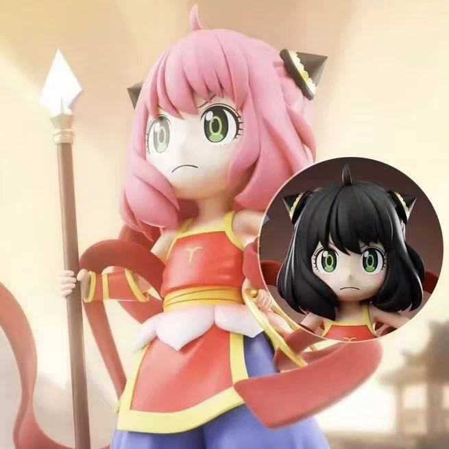 阿尼亚COS哪吒间谍过家家GK模型二次元美少女阿尼亚手办雕像搞怪