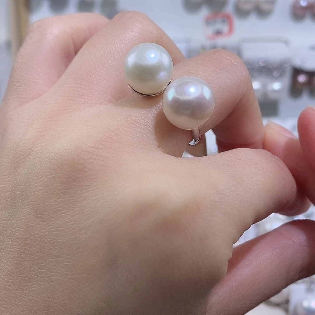 未镶嵌戒指淡水珍珠w