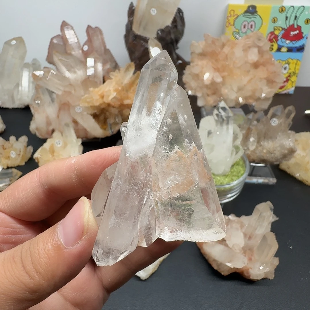 银S925镶嵌珠宝半成品水晶8