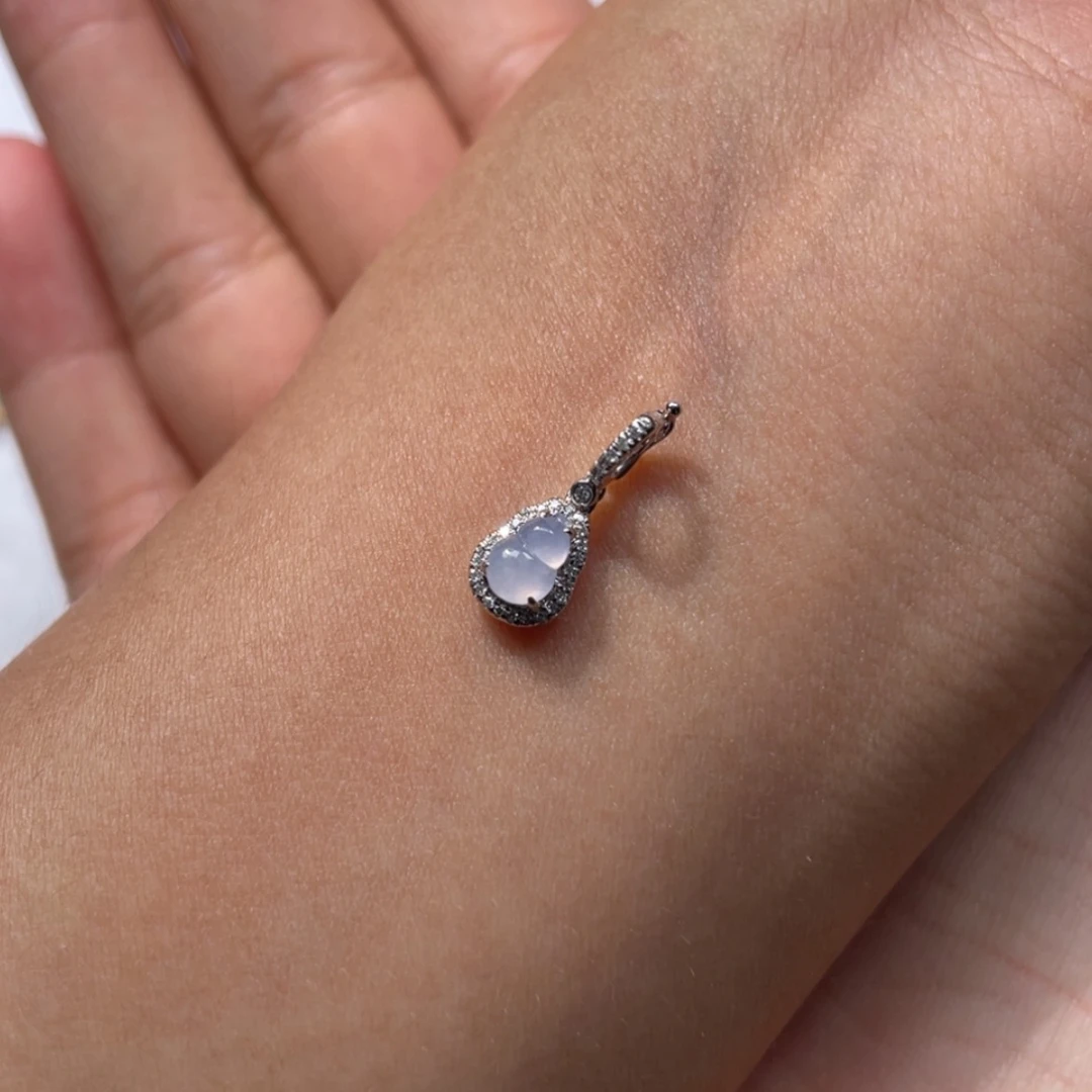 【闪购商品】翡翠18K金镶嵌吊坠(不含链)吊坠