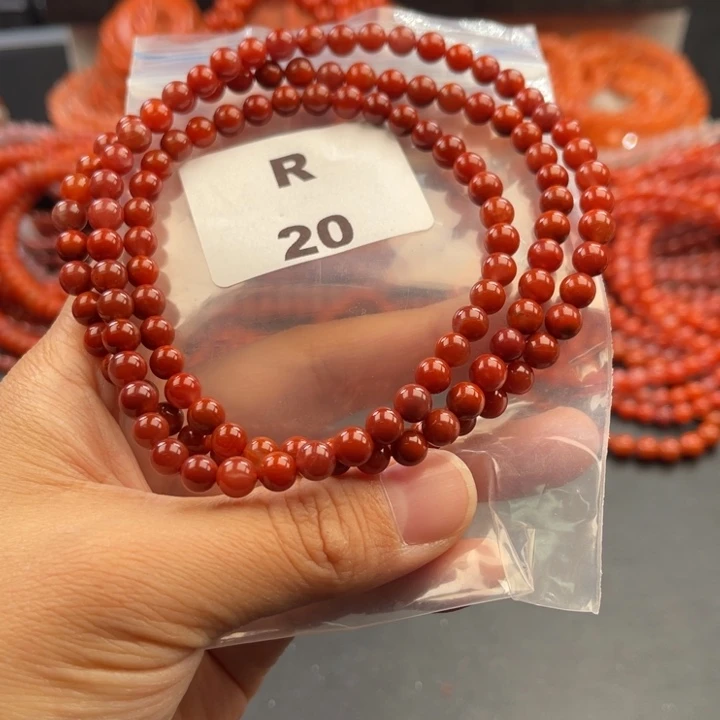 南红玛瑙未镶嵌多样性发货默认微瑕称重5mm