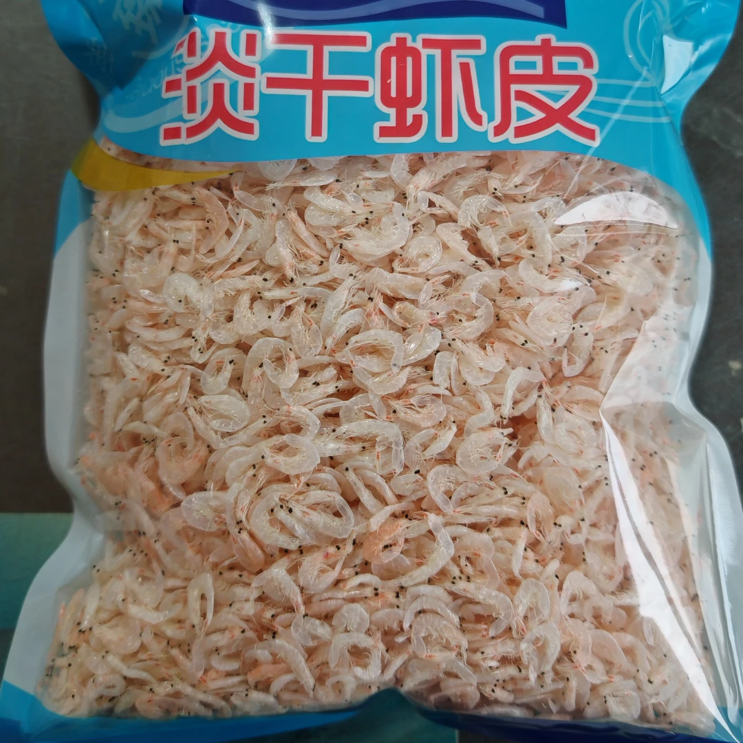 （9成干度）无盐淡干虾皮，好吃不咸，顺丰京东包邮，一包500克。