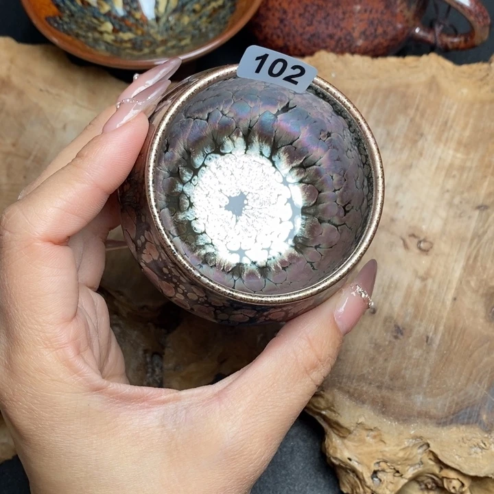 及***g茶盏建窑建盏主人杯105