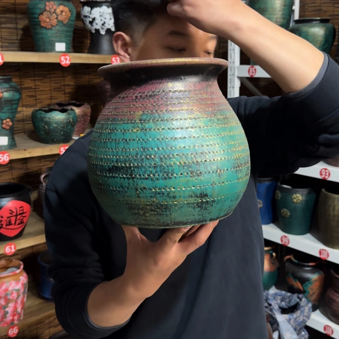 带孔高端浮雕花盆炸炸炸