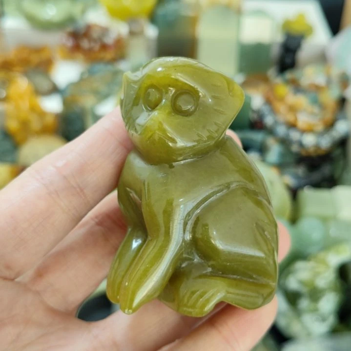 岫玉未镶嵌手把件款式
