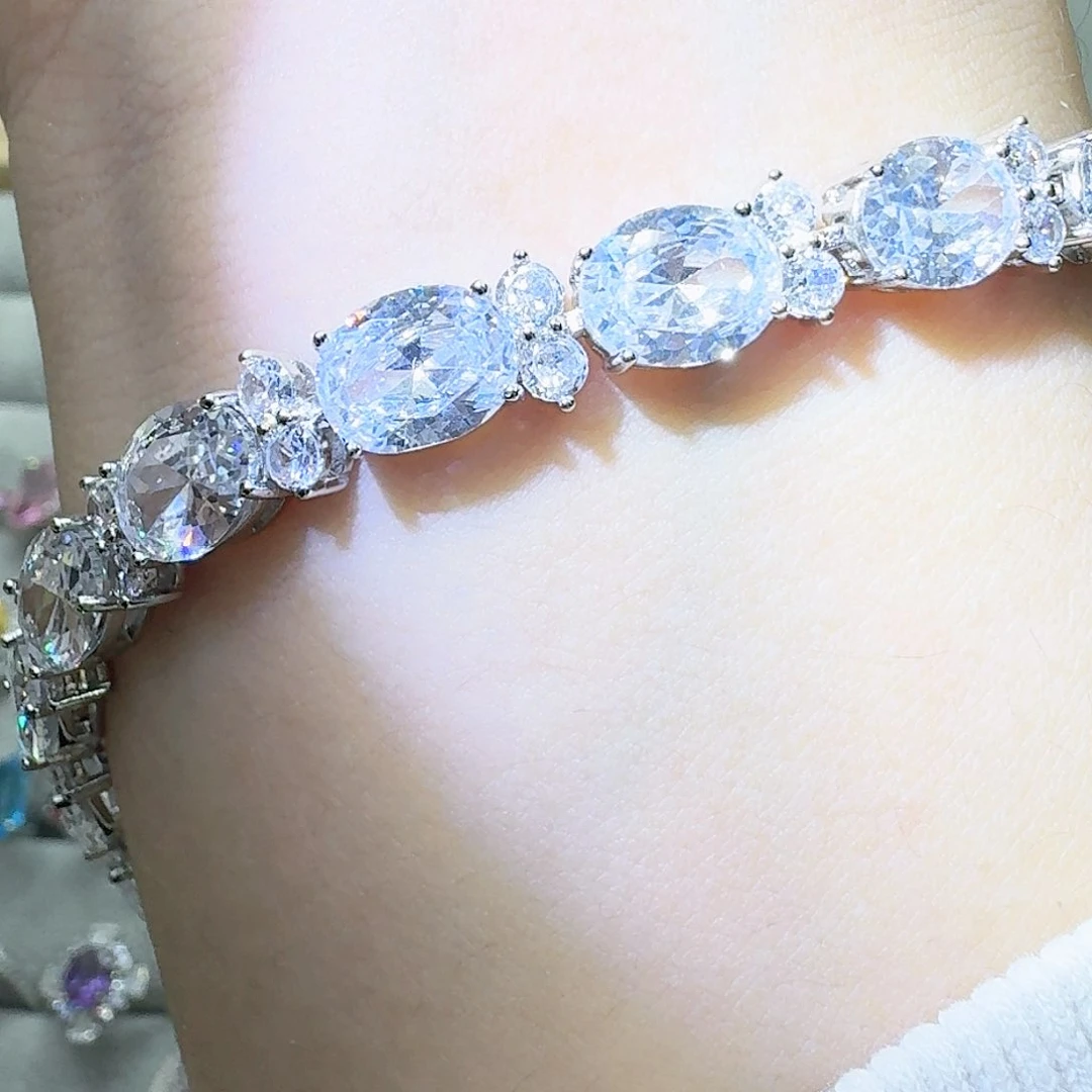 托帕石戒指银S925镶嵌