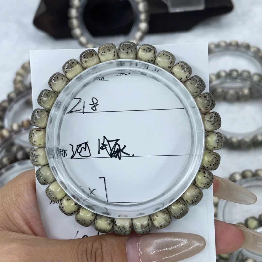手串星月菩提18河豚