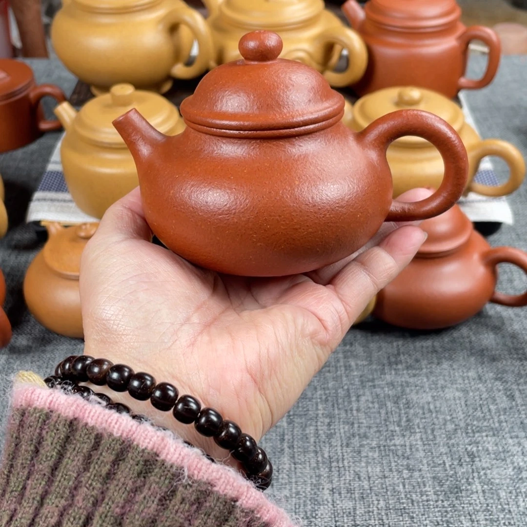 紫砂茶壶浮**梦红降坡容天全手20目190