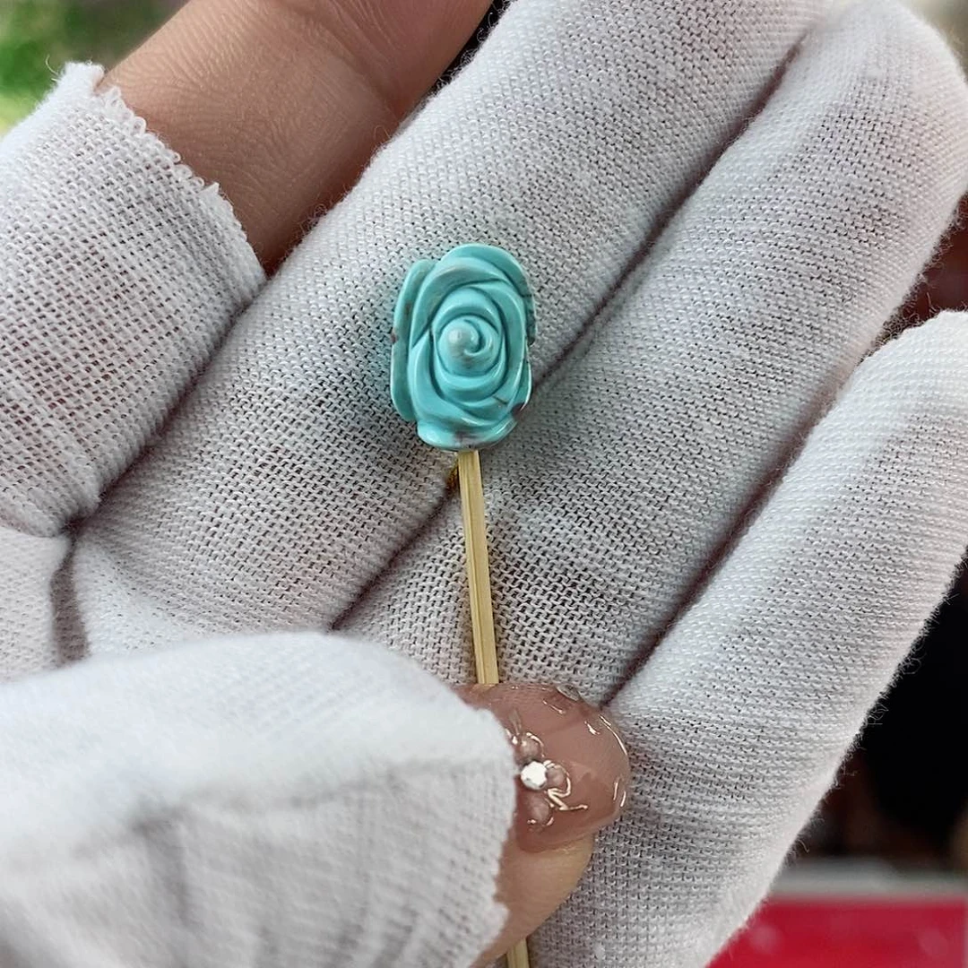 绿松石珠宝奇石未镶嵌