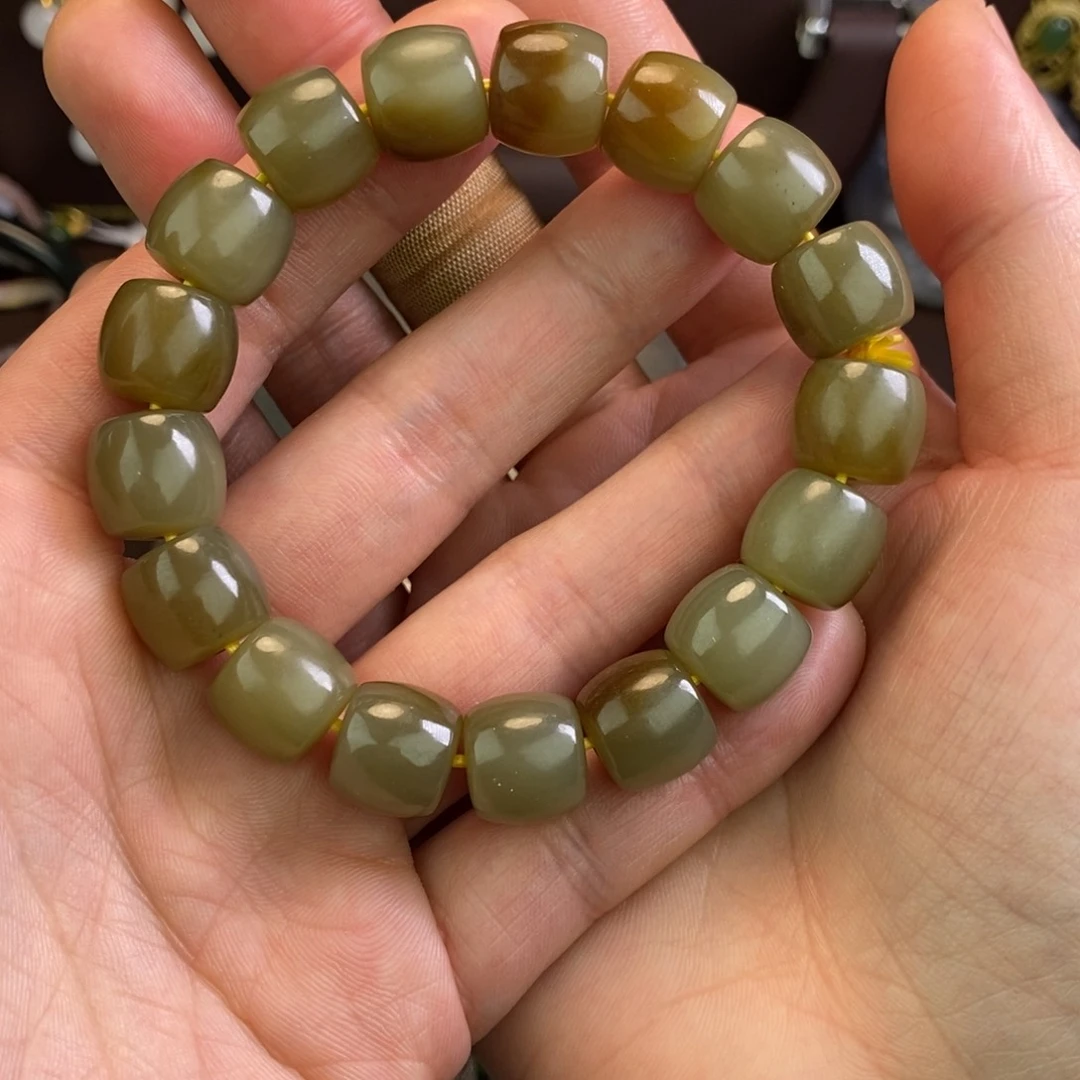 和田玉手链未镶嵌