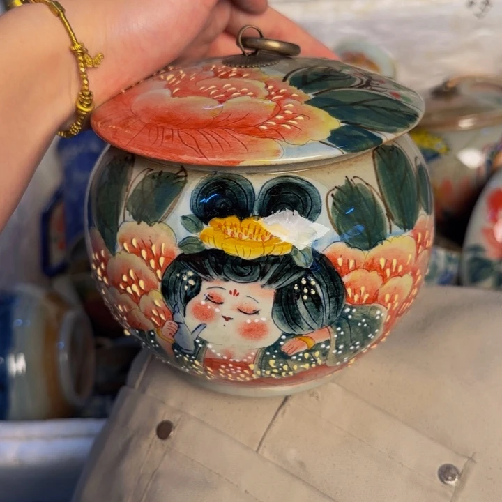 瓷片景德镇陶瓷手工手绘