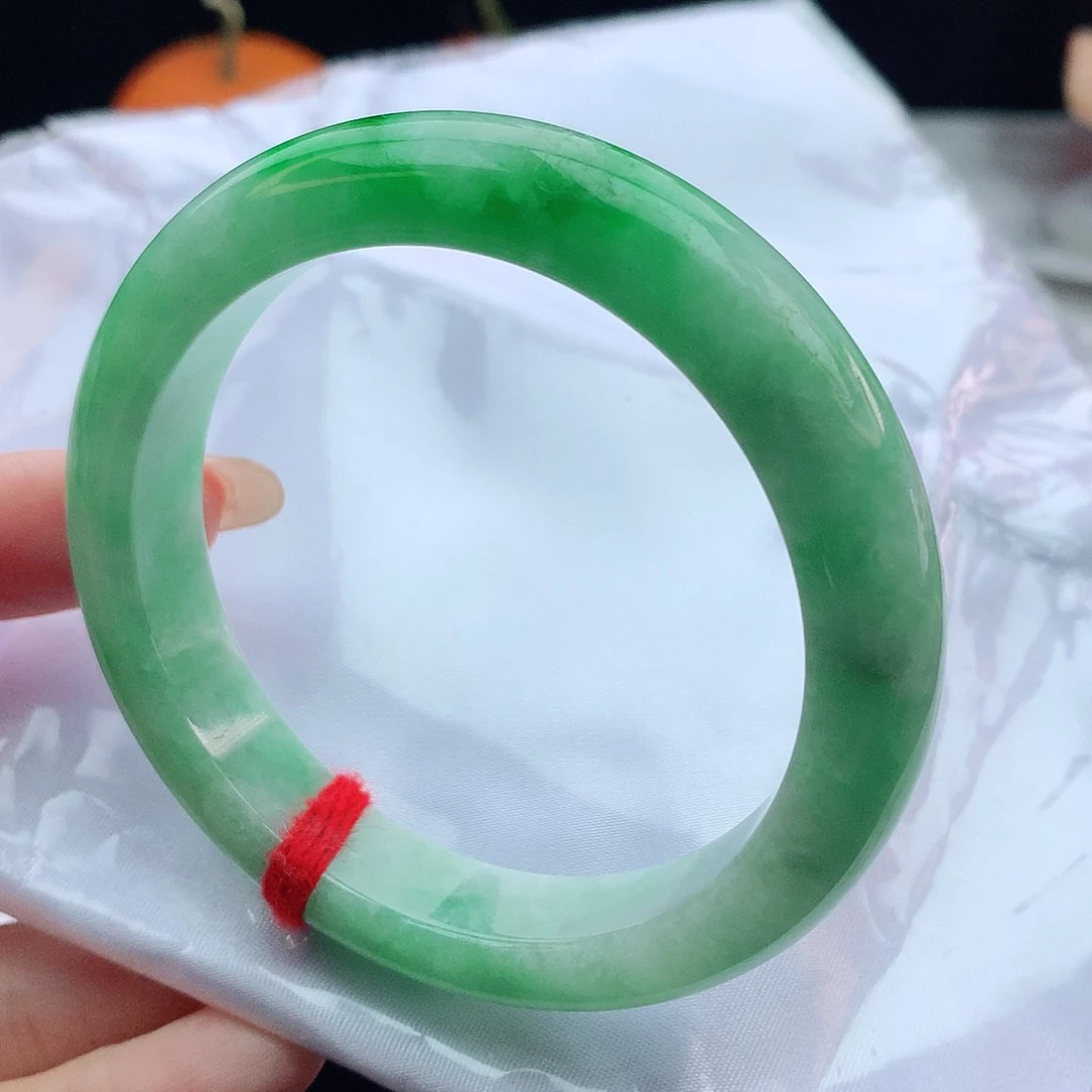 翡翠手镯未镶嵌57圈口882335