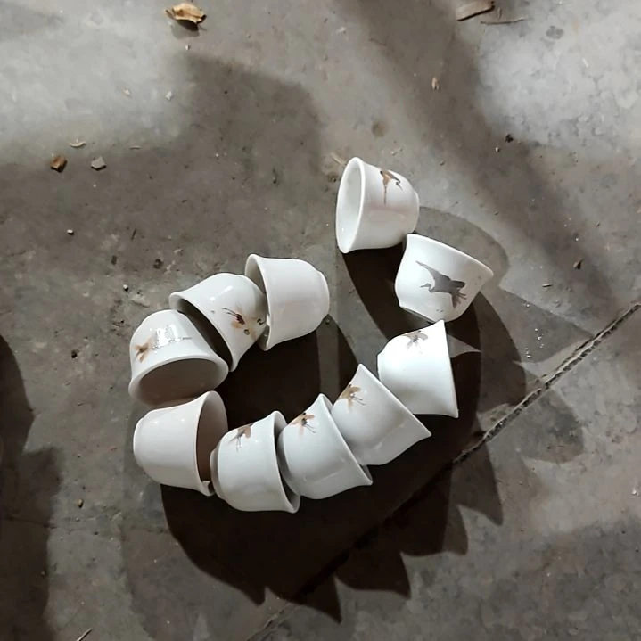 瓷片盘子碗茶壶啥都有10个