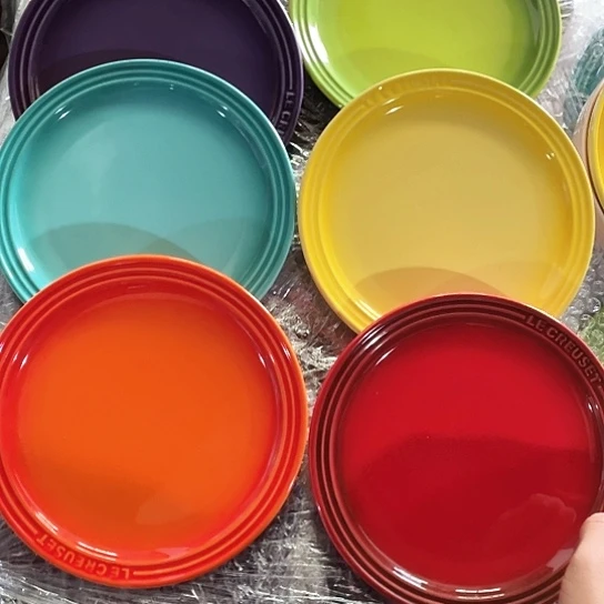 盘外贸单6个陶瓷陶瓷7英寸