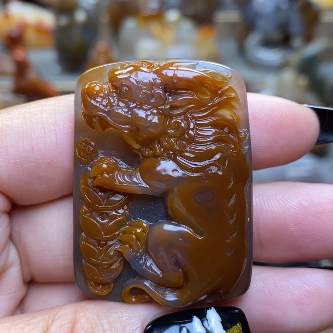 玛瑙/玉髓未镶嵌挂件