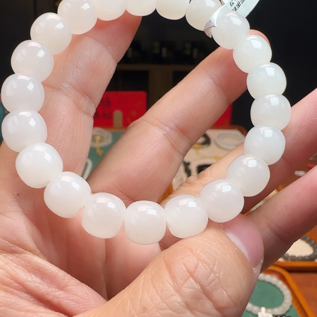 和田玉未镶嵌手链