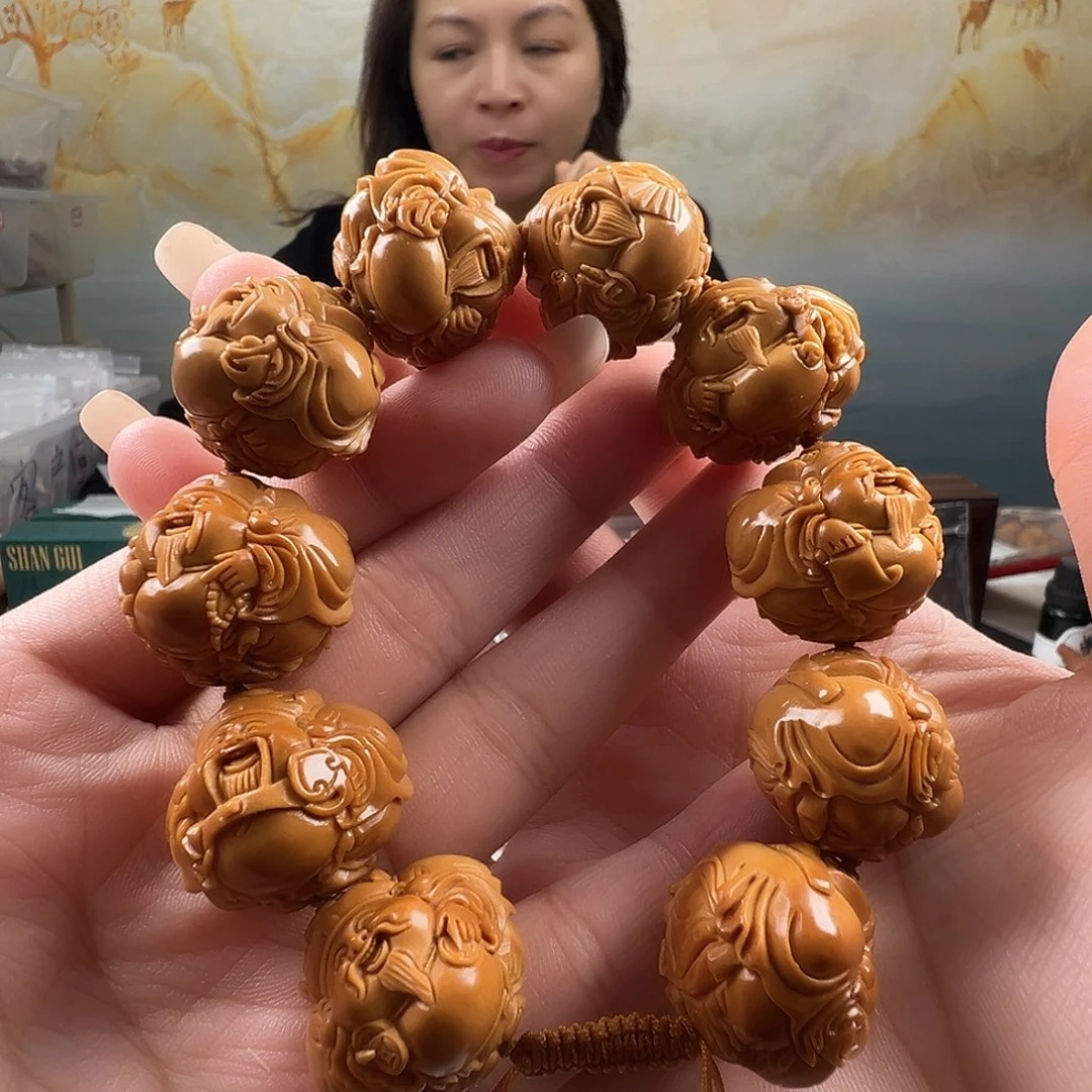 吊坠橄榄核2.6财神