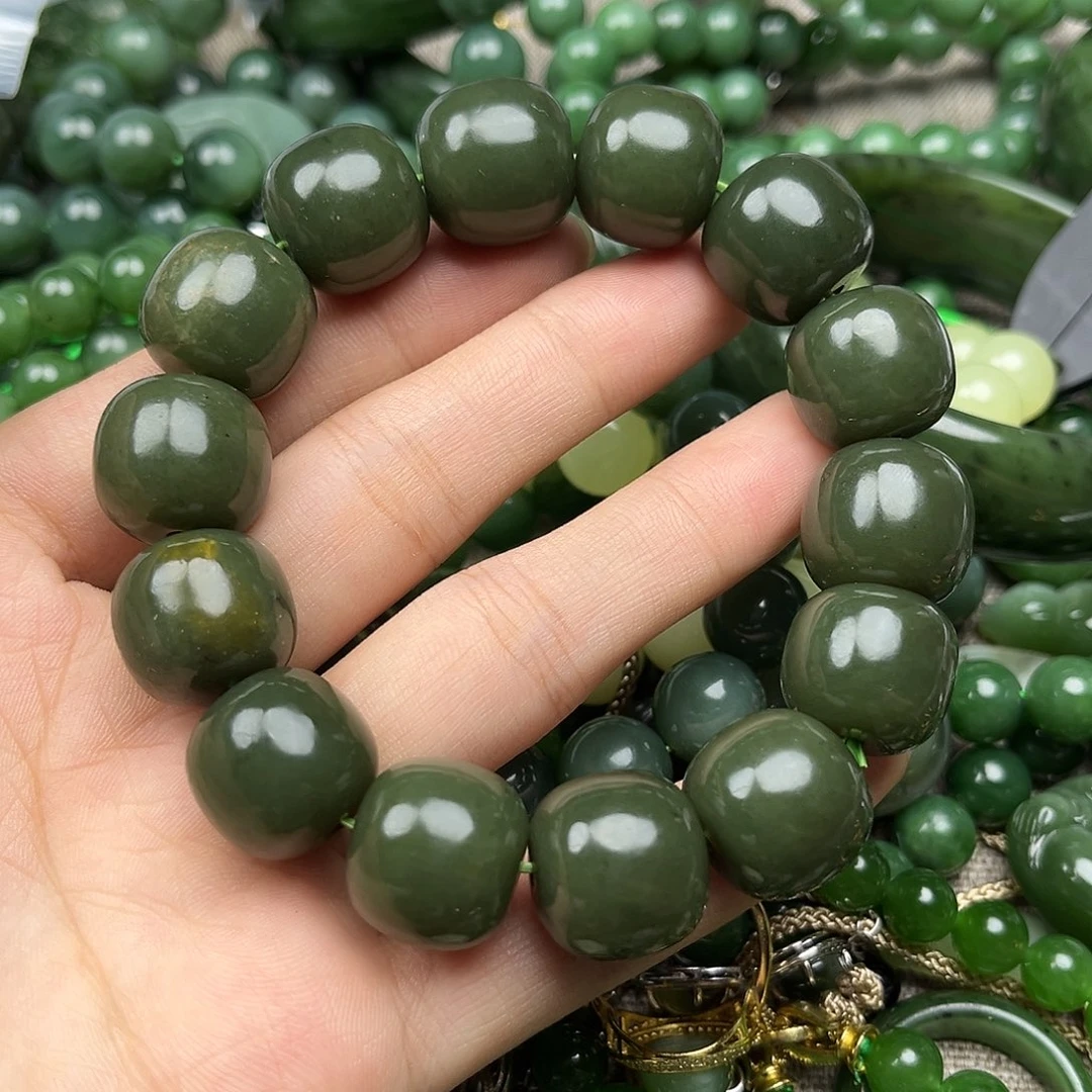 和田玉（黄玉）未镶嵌手串