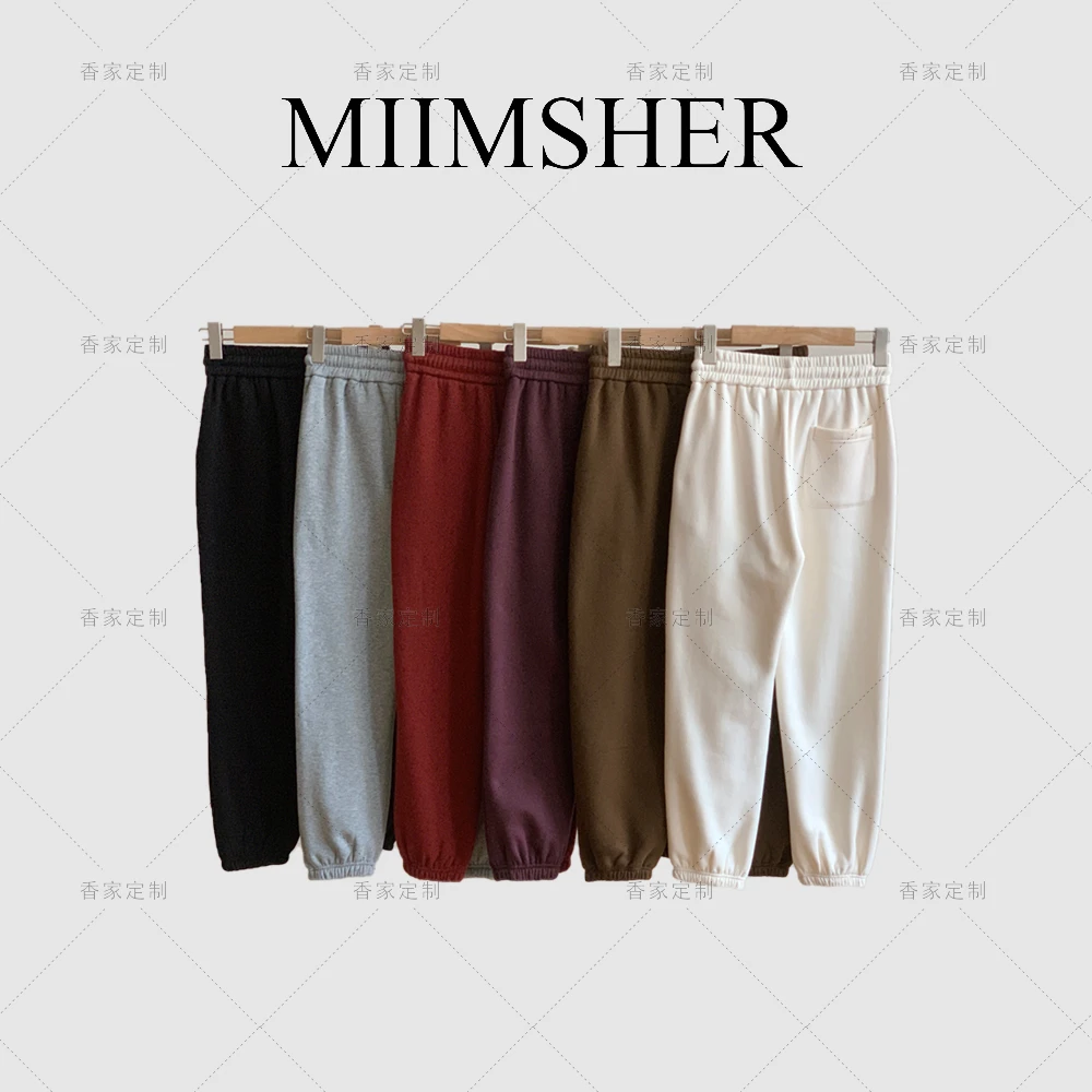 拉夫保罗小马标卫裤女运动裤秋款舒适修身收口休闲长裤WYN88116