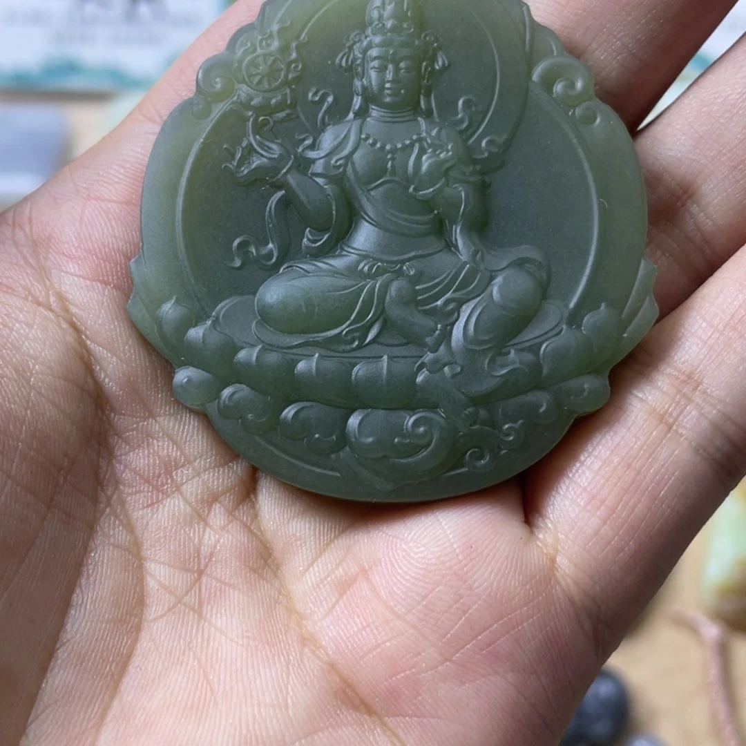 吊坠(不含链)未镶嵌和田玉