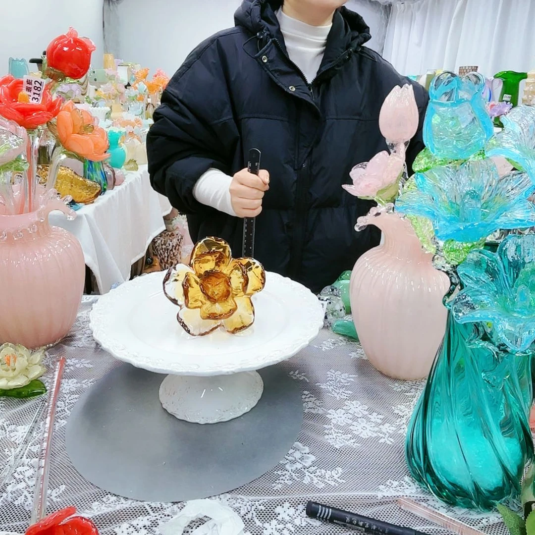 福利不退不换琉璃花瓶艺术品