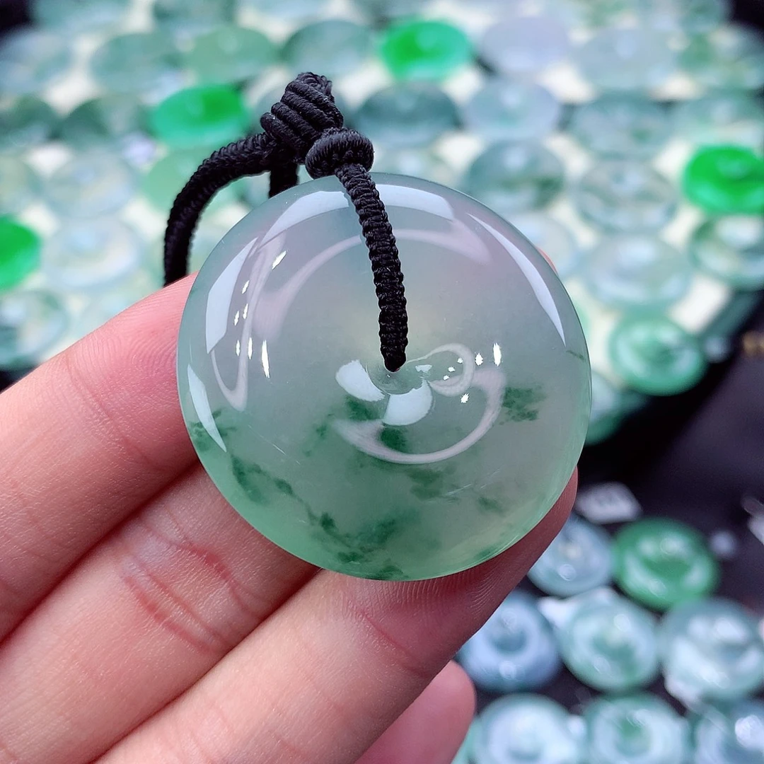 颈饰未镶嵌翡翠编号66 尺寸37.8-8.5