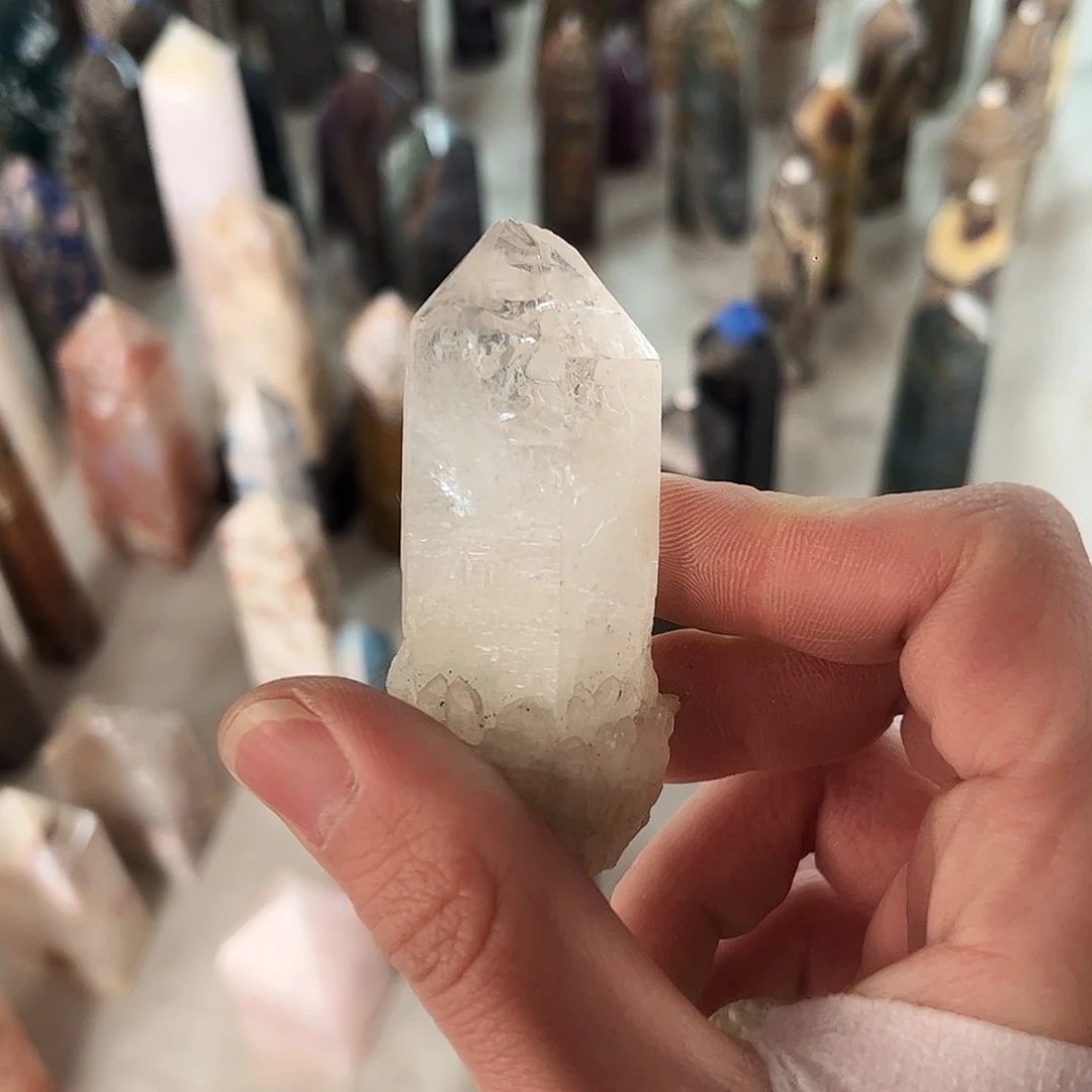 水晶天然水晶微瑕未镶嵌